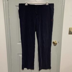 Polo Ralph Lauren Sweatpants Mens Size XL Terry Cloth Cotton Blue Vintage Casual